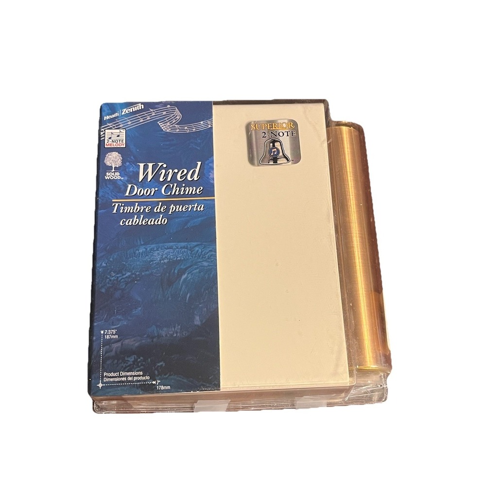 Heath Zenith Wired Door Chime LE-50-A - Open Box - 2-Note Ding Dong
